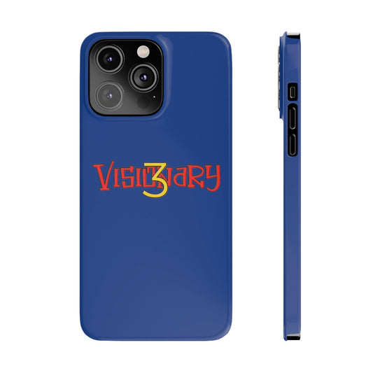 Dark Blue Visionary iPhone Case