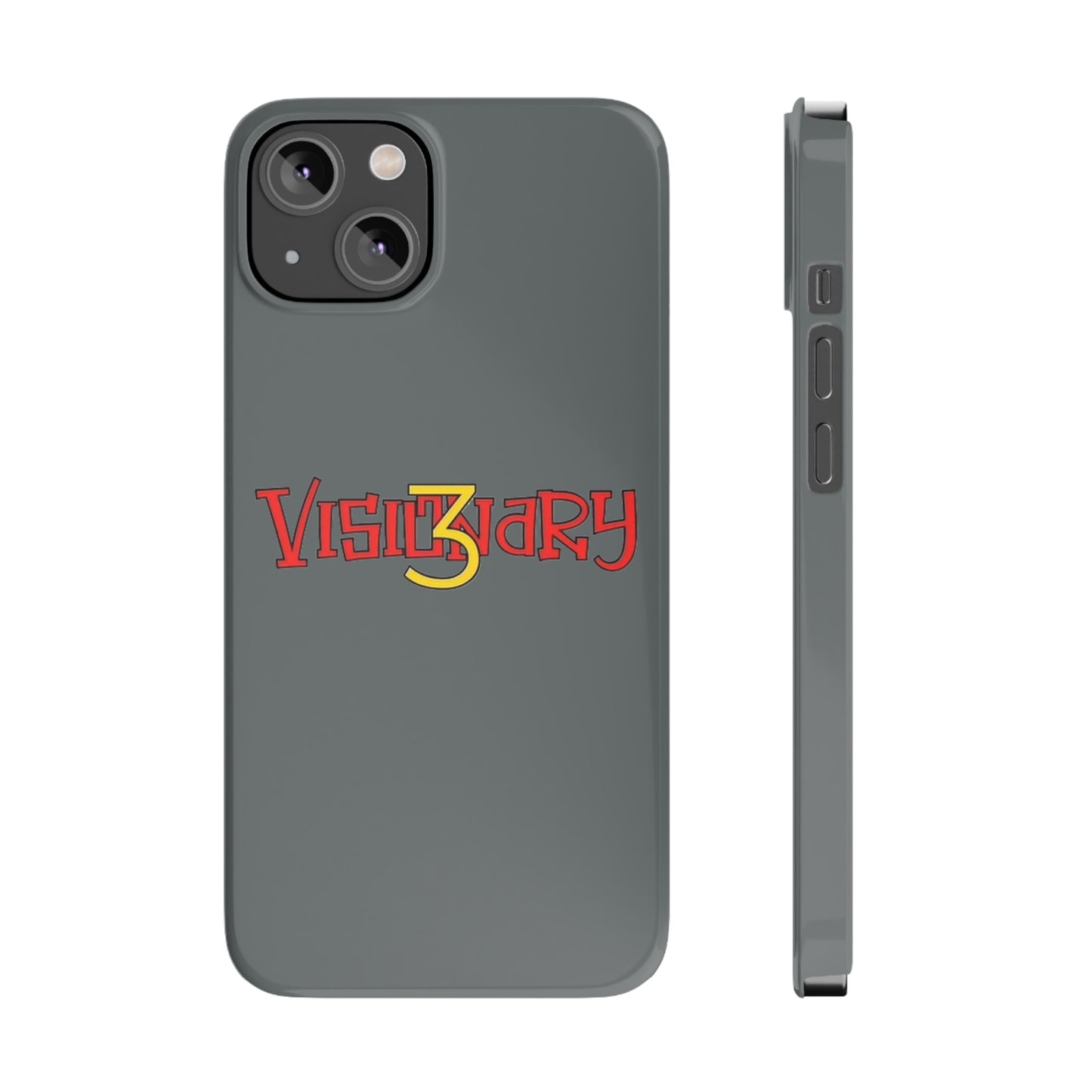 Dark Grey Visionary iPhone Case