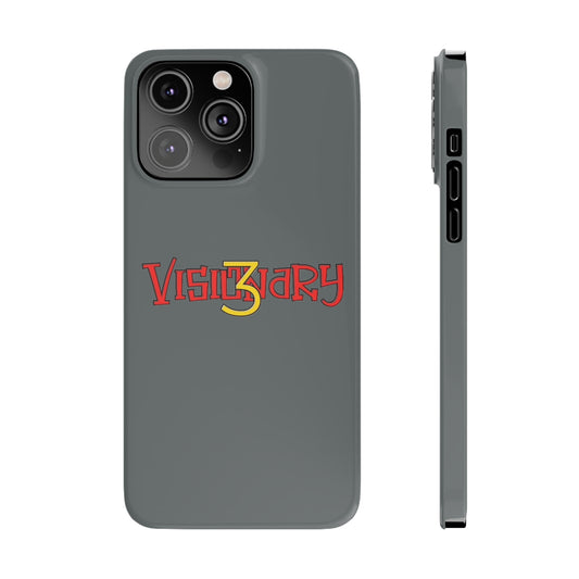 Dark Grey Visionary iPhone Case