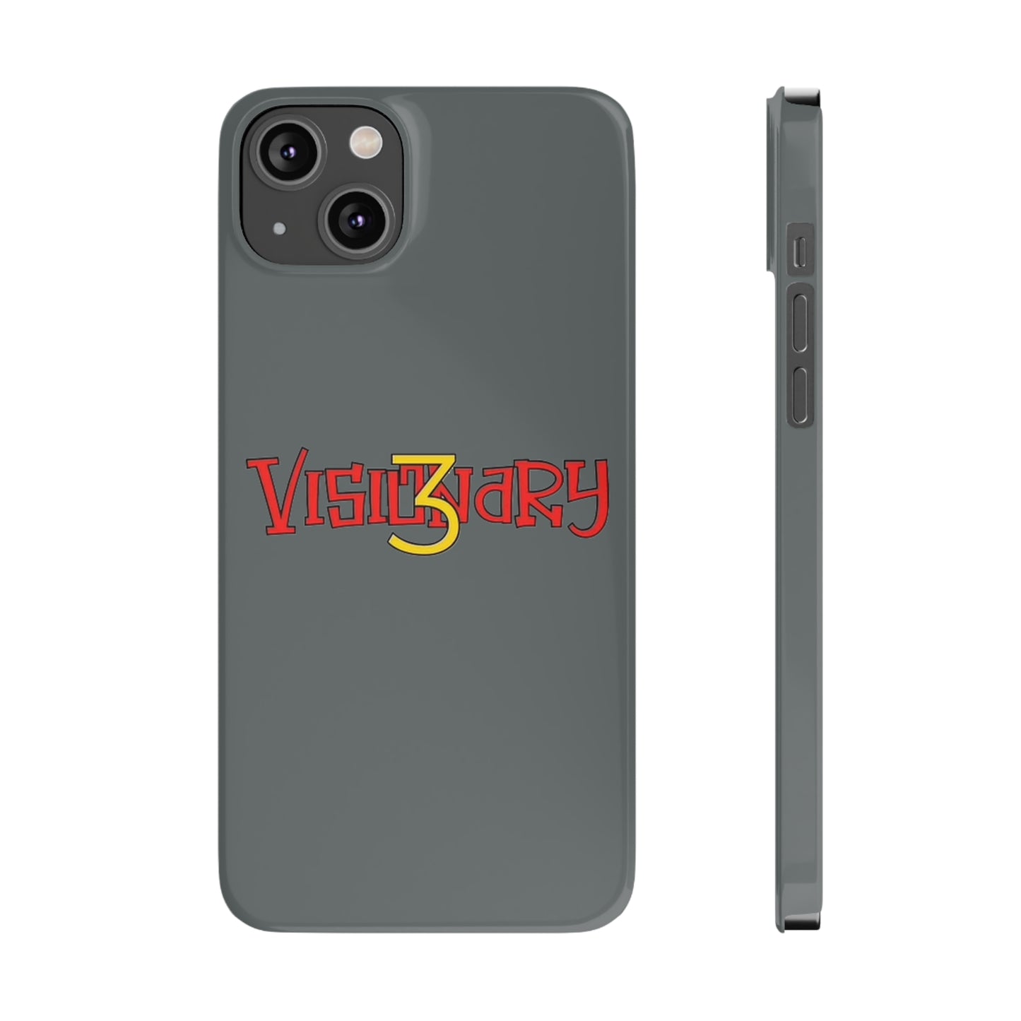 Dark Grey Visionary iPhone Case