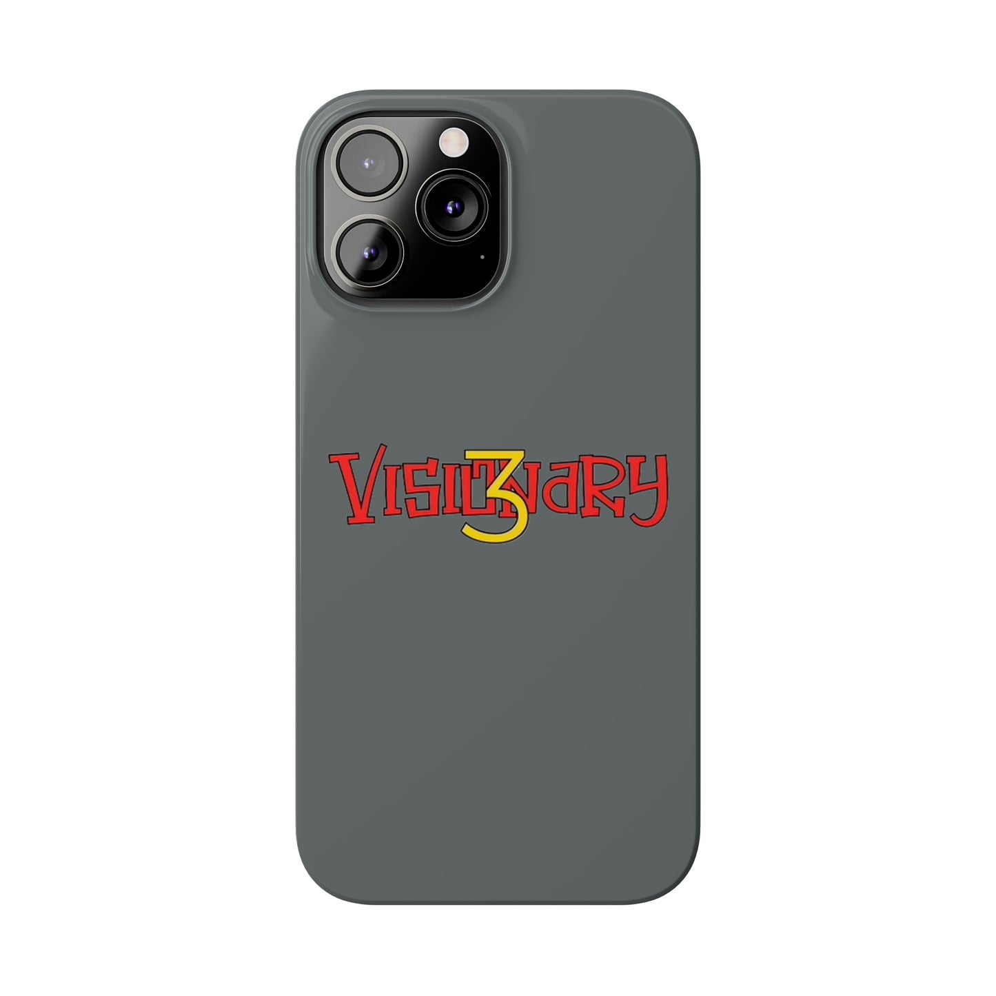 Dark Grey Visionary iPhone Case