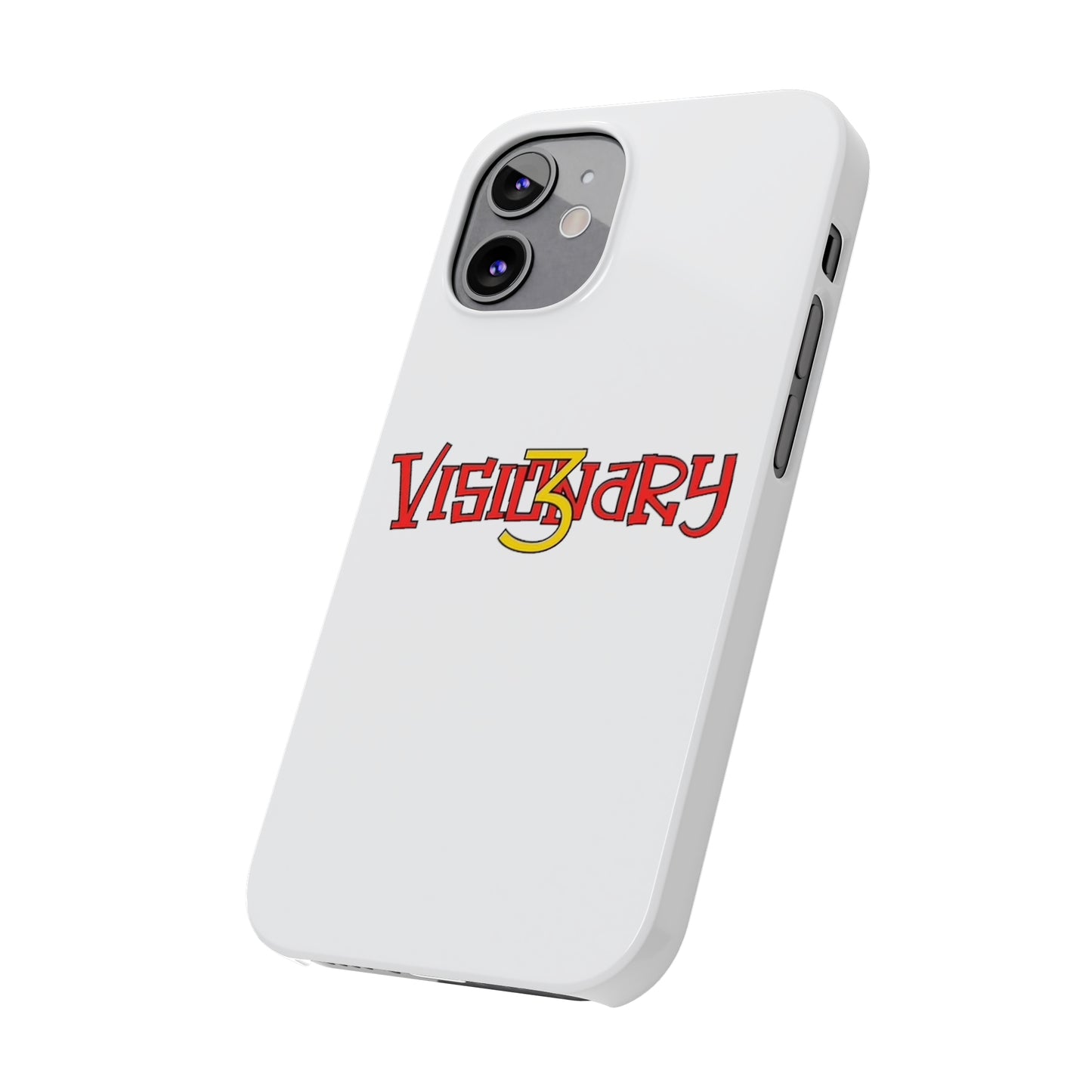 White Visionary iPhone Case