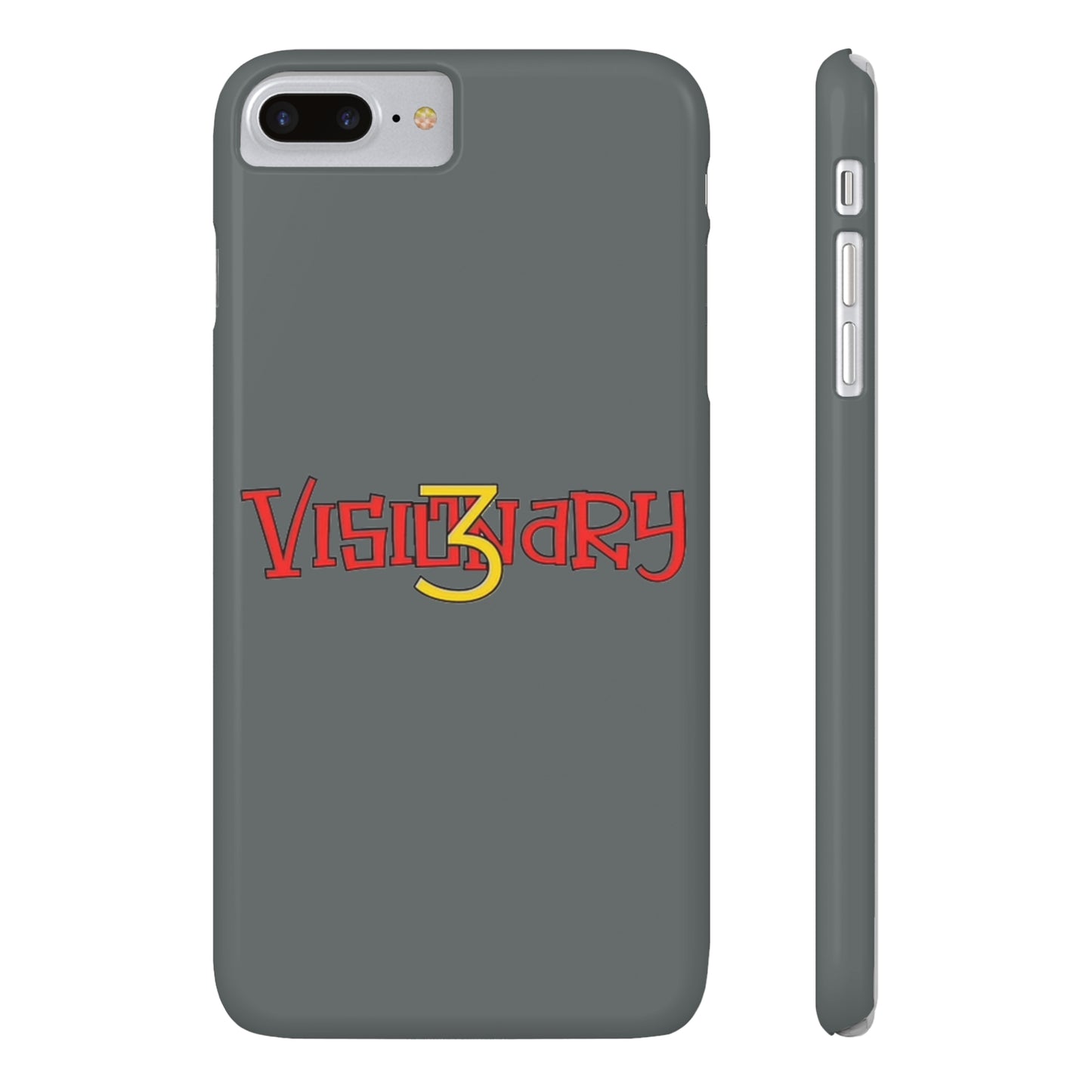 Dark Grey Visionary iPhone Case